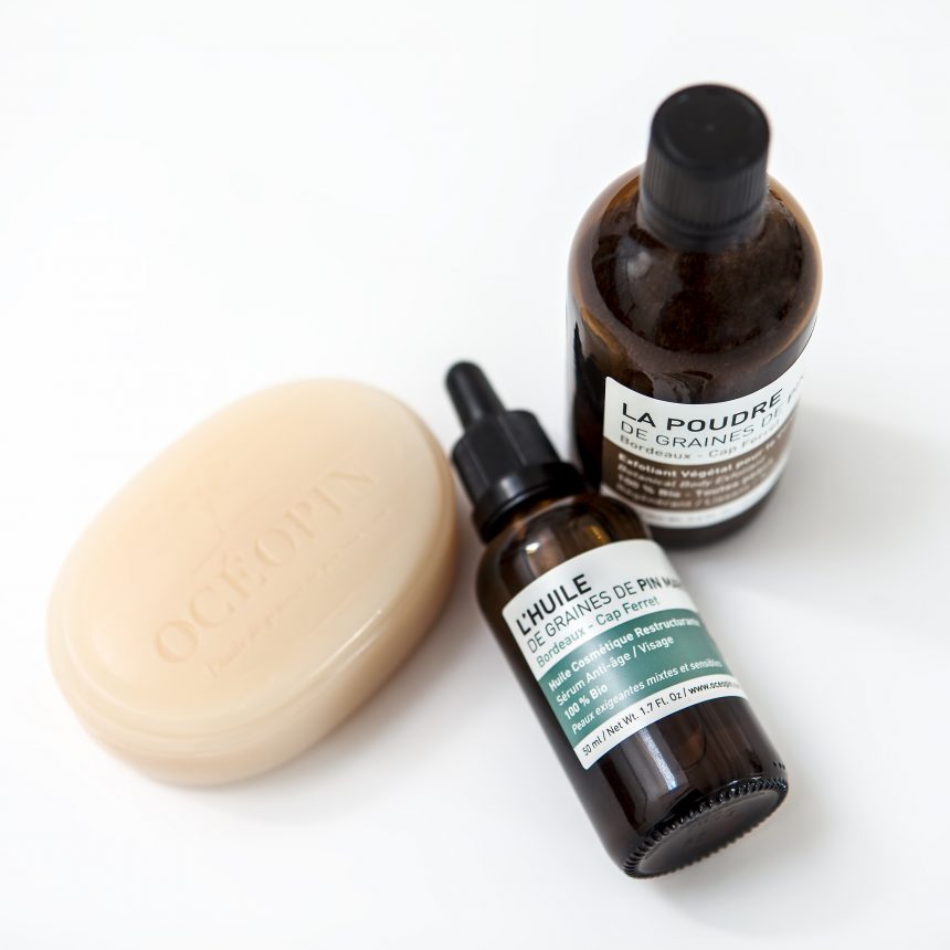 Savon, poudre & huile graines de pin maritime